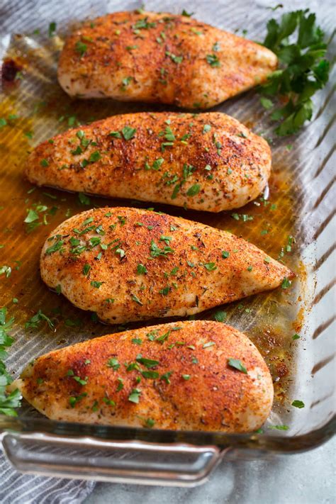 chicken baked breast oven easy breasts flavorful cooking recipe baking dish