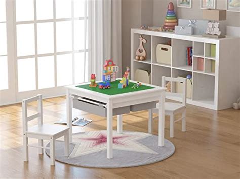 Utex 2 In 1 Kids Multi Activity Table And 2 Chairs Set With