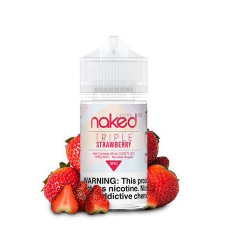 strawberry fusion triple strawberry by naked 100 fusion 60ml vape juice