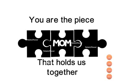 Mothers Day Svgyou Are The Piece That Holds Us Together Mom Etsy Canada