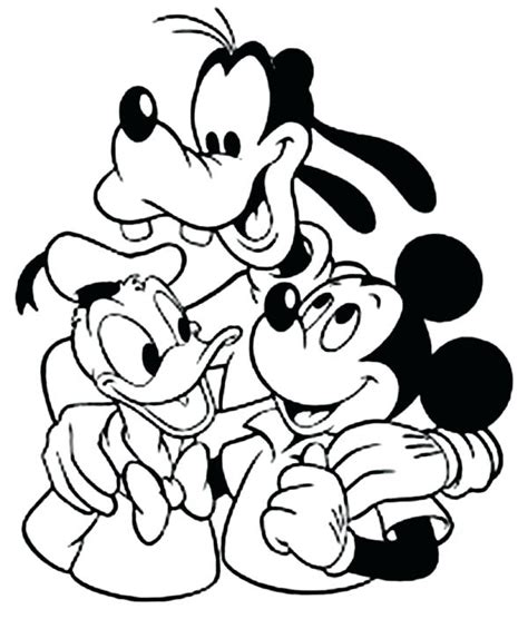 Baby Mickey Mouse And Friends Coloring Pages At Free