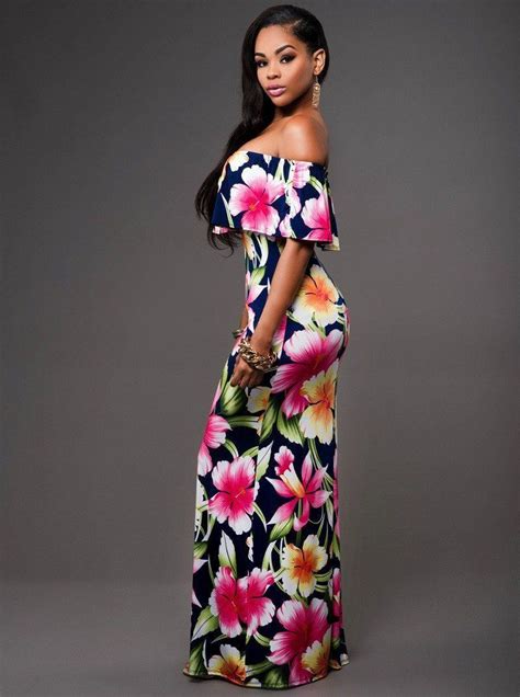 Step Into Summer With One Of Our Beautiful Floral Off Shoulder Maxi Sundresses This Gorgeous