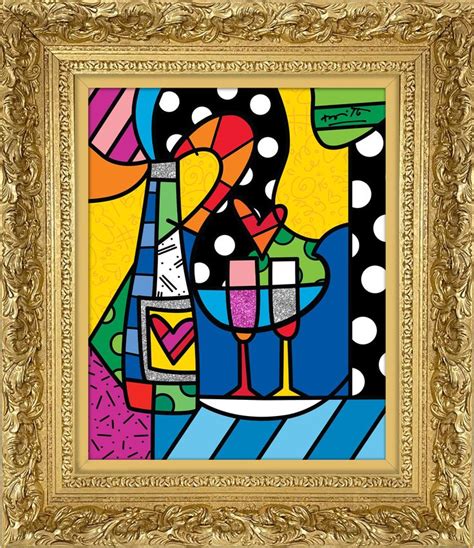 Cheers Limited Edition Print Limited Edition Prints Romero Britto