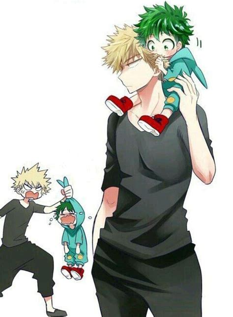 Bakugou Katsuki And Midoriya Izuku Personajes De Anime Personajes De