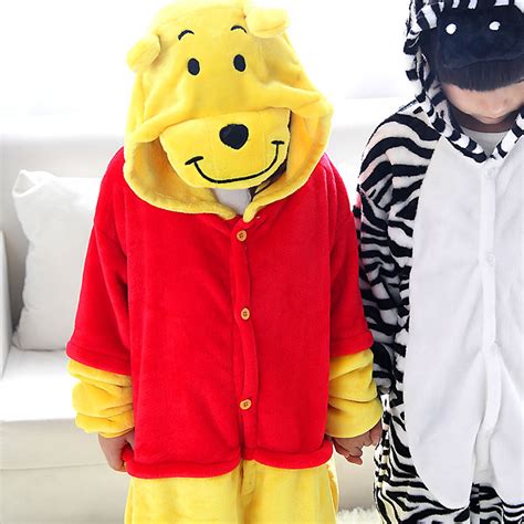 Cute Zebra Onesies Costume Halloween Pyjamas Kids Bear Cosplay Pajamas