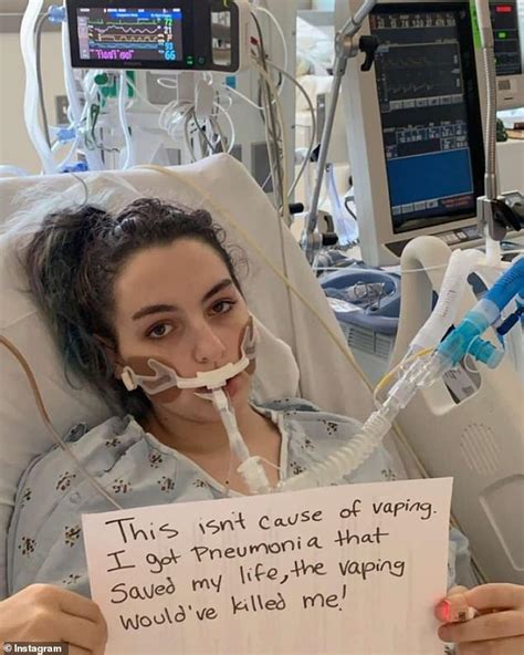 Teen 18 Who Claims She Nearly Died From Vaping Starts Campaign From