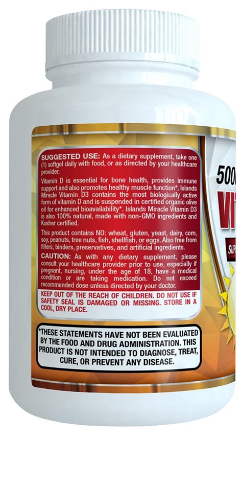 5000 iu best vitamin d supplement. Vitamin D3 5000 IU 360 softgels Vitamin D in Organic Olive ...