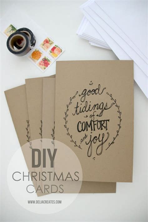 So, without delay let us check out these diy christmas cards ideas below. 23 DIY Christmas Cards You Can Make In Under An Hour