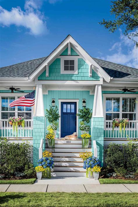Blue Exterior House Paint Colors Photo Gallery