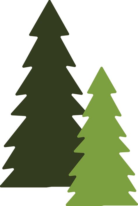 Pine Trees SVG Cut File - Snap Click Supply Co.