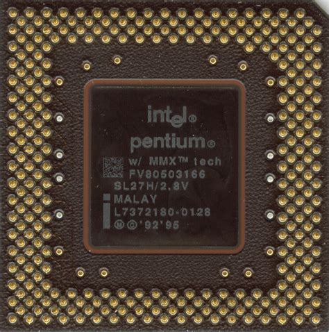 Premium Line Intel Sl27h Pentium 166mmx Cpu Joycortsubjp