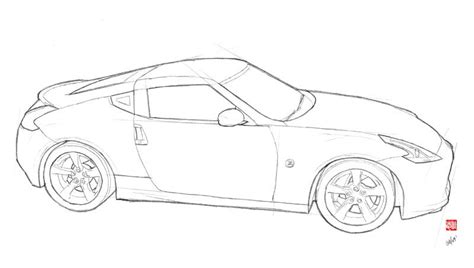 Nissan 370z Coloring Page Coloring Pages