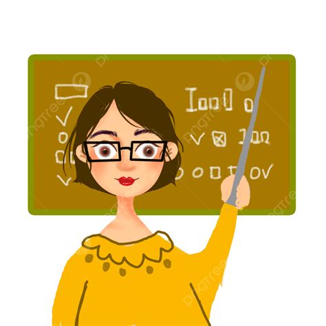 Online Lecture White Transparent Hand Drawn Online Lecture Female