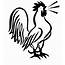 Rooster Clip Art Black White  Clipart Panda Free Images