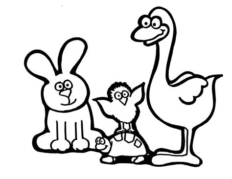Imagenes de animales para colorear