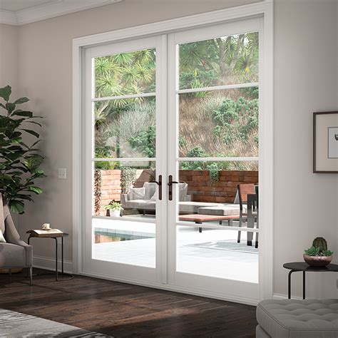 High End Vinyl Out Swing French Patio Doors Tuscany Seriesmilgard