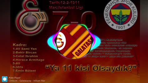 Galatasaray Intikam Marşı Youtube