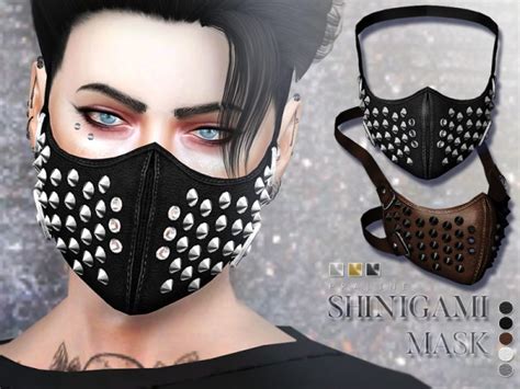 The Sims Resource Shinigami Mask By Pralinesims Sims 4 Downloads