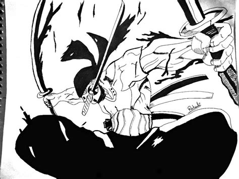 The great collection of nico robin wallpaper for desktop, laptop and mobiles. Roronoa Zoro Wallpaper Black And White
