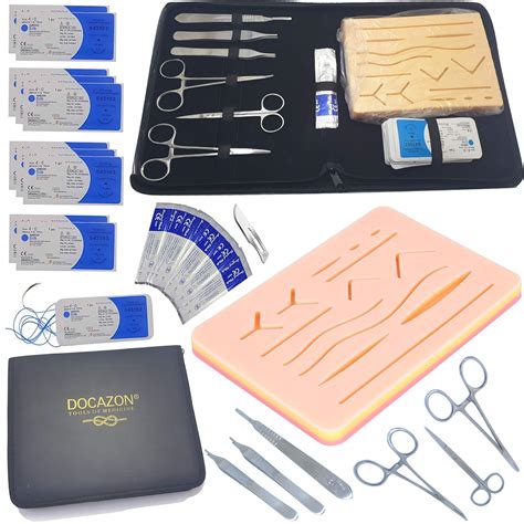 Buy Docazon Complete Suture Set Large Suture Pad W 20 Sutures 6