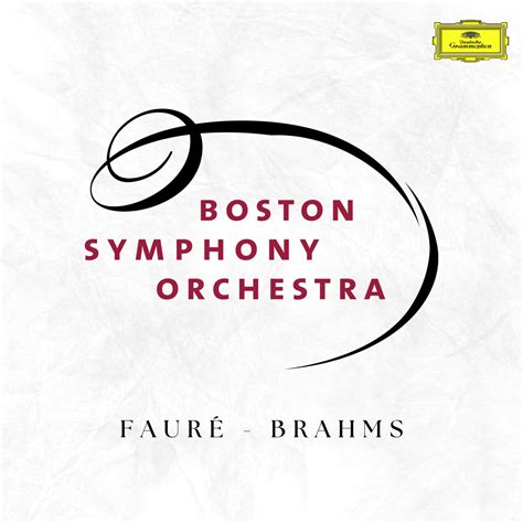 آلبوم موسیقی Boston Symphony Orchestra Brahms And Fauré اثری از ارکستر