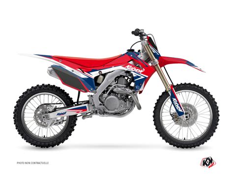Your bike could not be added. Honda 250 CRF Dirt Bike Stage Graphic Kit Blue Red ...