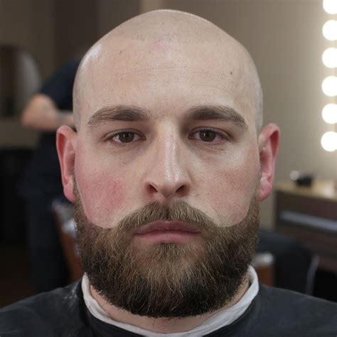 Beard Symmetry By Shalimar The Barber Bald Head With Beard Bald With Beard Shaved Head With