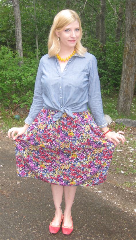 Vintage Midi Skirt The Spirited Thrifter
