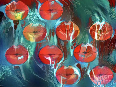 Kissing Lips Digital Art By Amy Cicconi Fine Art America