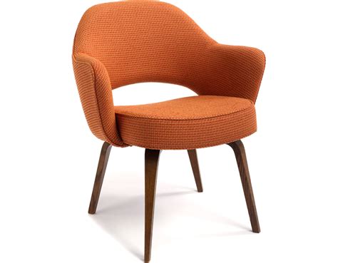 Find your perfect designer armchair at made.com. Saarinen Executive Arm Chair With Wood Legs - hivemodern.com