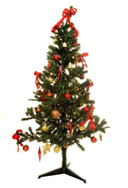Christmas Tree Isolated On A White Background Freestock Photos