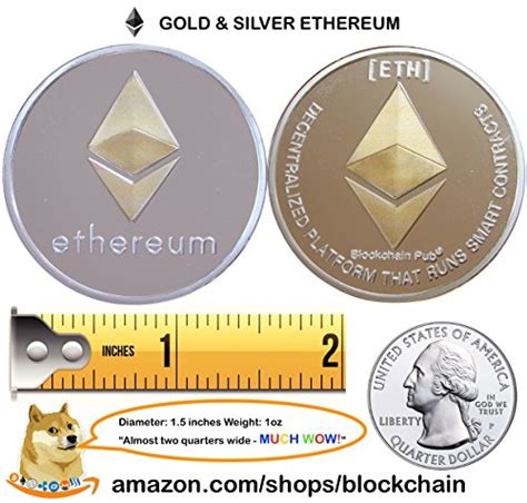 Ethereum is a global, decentralized platform for money and new kinds of applications. Ethereum Coin - Gold & Silver Plated "Cryptocurrencies You ...
