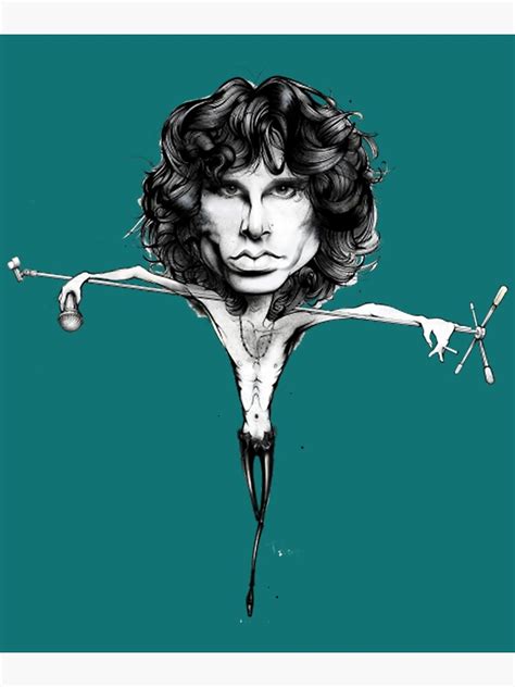 Jim Morrisson Jim Morrison Poster For Sale By Fireflytee Redbubble