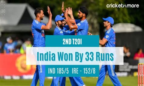 India Vs Ireland T20 3rd T20i Live Score At Malahide Dublin India