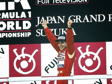 Ayrton Senna Primeiro Titulo Mundial De Ayrton Senna Suzuka Jap O