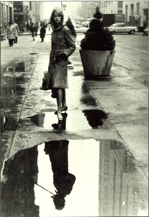 Jean Shrimpton New York 1962 By David Bailey Reflection Photography