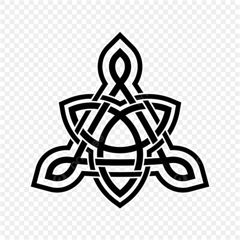 Gambar Dekorasi Geometris Tanaman Simbol Budaya Celtic Menanam