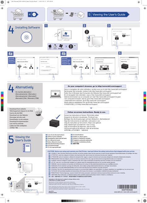 Dell B1163w Quick Installation Guide User Manual Setup En Us