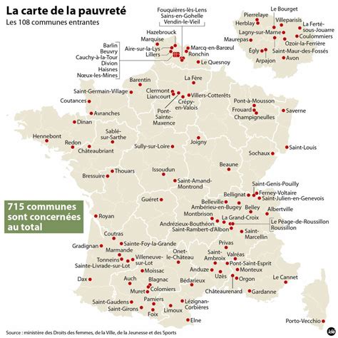 Nouvelle carte de la pauvreté en France : plus de communes en zone rurale