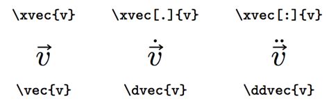 math mode - Dot notation for derivative of a vector - TeX - LaTeX Stack