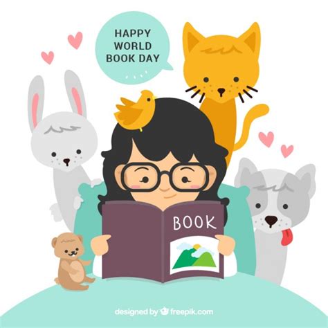 Los siguientes recursos que he elaborado y que os aporto a continuación tienen como objetivo contribuir a la celebración del día del libro en los centros de. Feliz día del libro | Vector Gratis