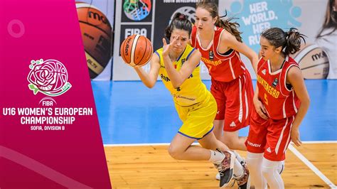 Romania V Montenegro Full Game FIBA U16 Women S European