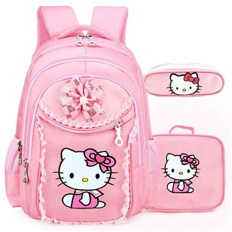 Hello Kitty Collectibles Cute Pink Hello Kitty Backpack Kids Children