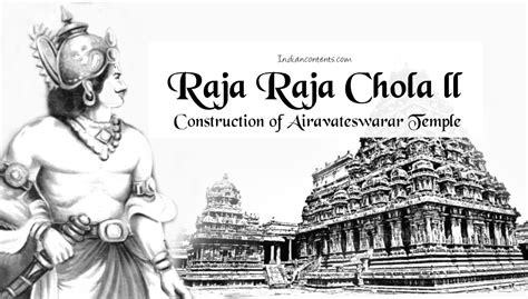 Rajaraja Chola Ii Construction Of Airavateswarar Temple