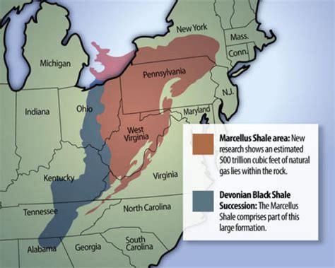 The Vantage Point Marcellus Shale Region In The Us