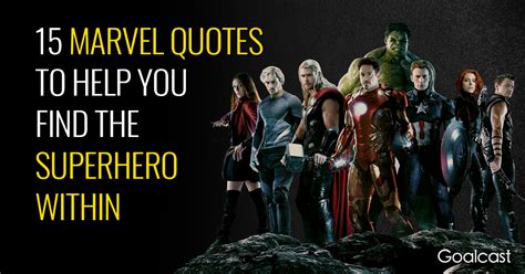 Best Marvel Quotes Goalcast