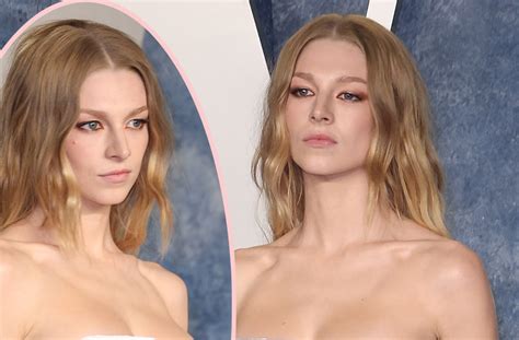 Euphoria Star Hunter Schafer Wears A Single Feather To The Vf Oscar Party And Fans Have