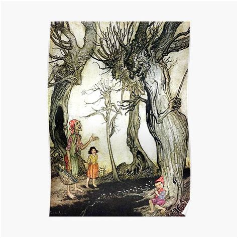 Trees And The Axe Arthur Rackham Poster For Sale By Forgottenbeauty