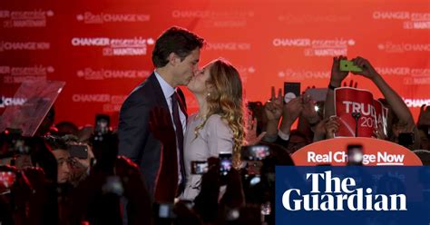 justin trudeau s victory in canada election in pictures world news the guardian