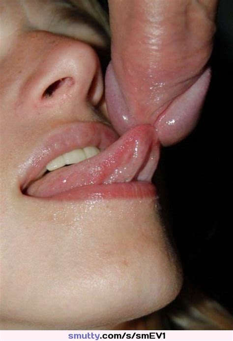 Closeup Lick Tongue Perfectspot Head Cut Frenulum Smutty Com